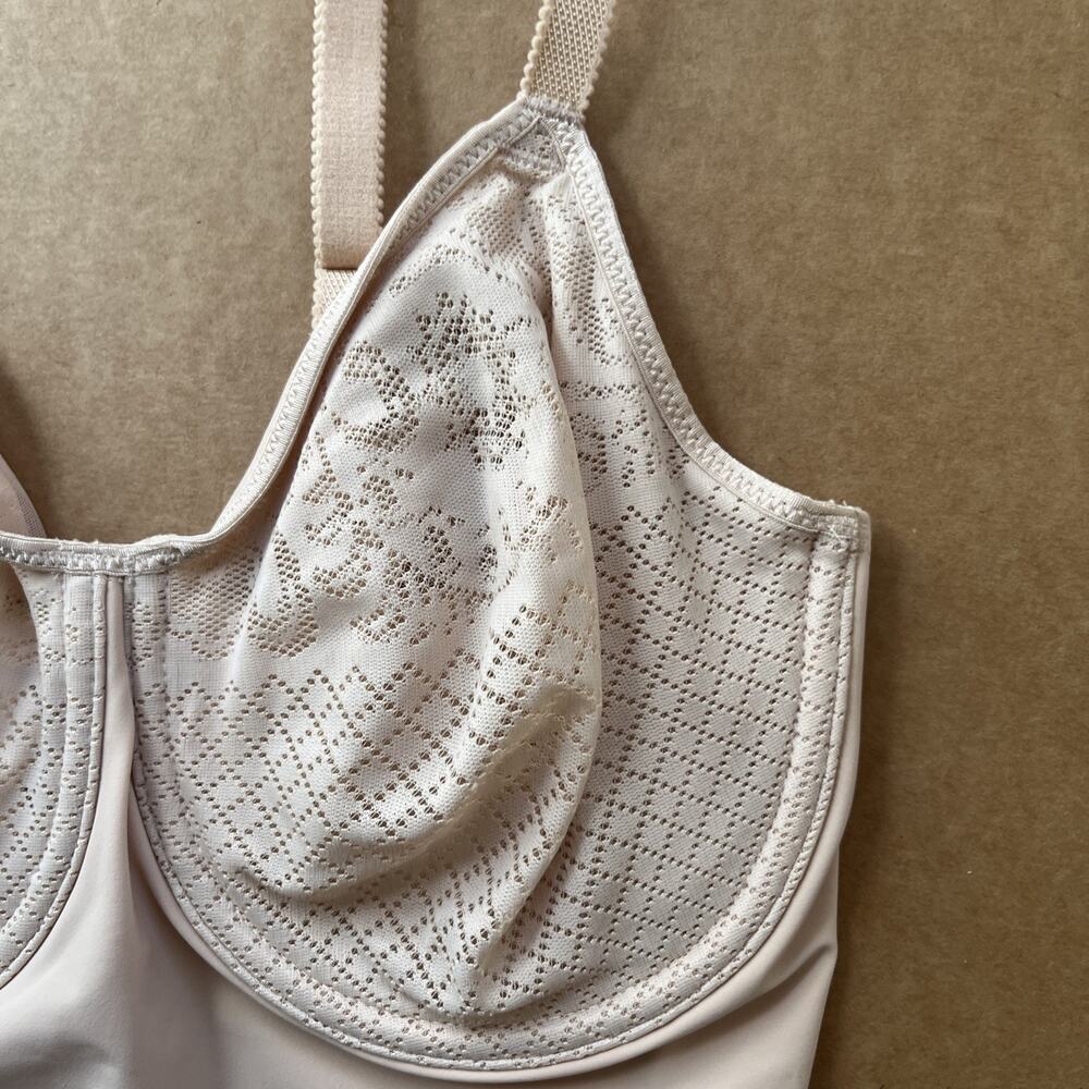 NWT Wacoal 34D Visual Effects Moderate Minimizing Bodysuit Beige - Picture 6 of 6
